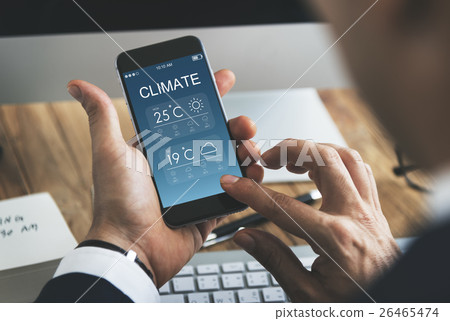 Climate Weather Forecast Temperature Concept Climate Weather Forecast Temperature Concept 26465474