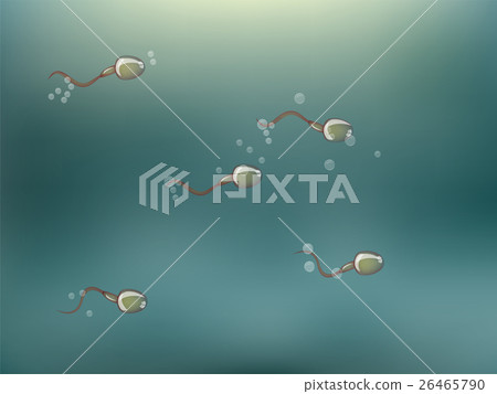 beautiful design of sperms in the liquid 26465790