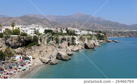 View from Balcon de Europa in Nerja, Spain View from Balcon de Europa in Nerja, Spain 26466769