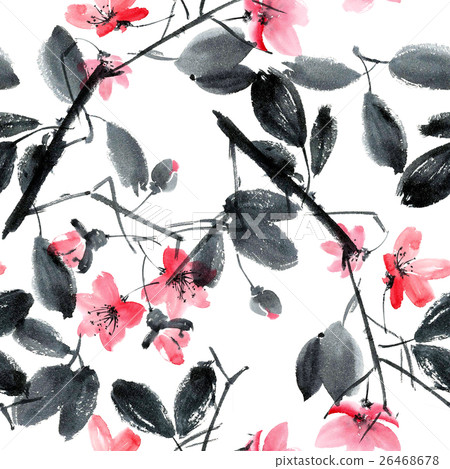 Blossom tree pattern Blossom tree pattern 26468678