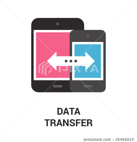 data transfer icon data transfer icon 26468824