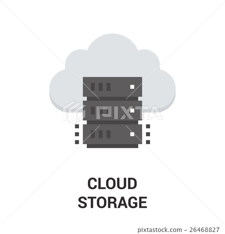 cloud storage icon cloud storage icon 26468827