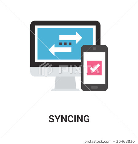 syncing icon concept syncing icon concept 26468830