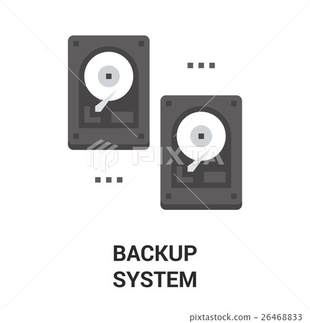 backup system icon backup system icon 26468833
