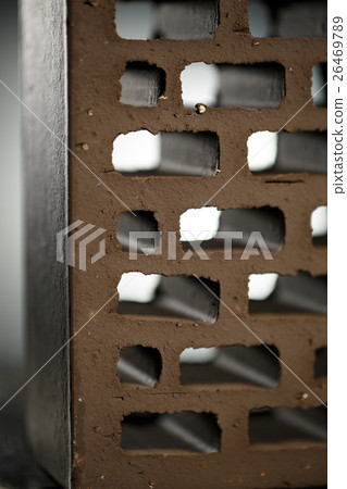 Closeup view of bricks 26469789