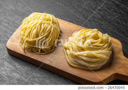 Italian food ingredients raw pasta Raw pasta and Italian ingredients 26470045