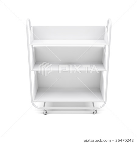 Empty white mobile showcase 26470248