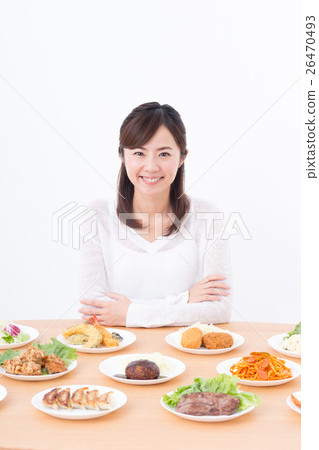 Young lady (cooking) Young lady (cooking) 26470493