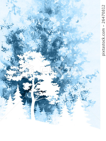 Landscape, Pine and Fir Trees 26470812