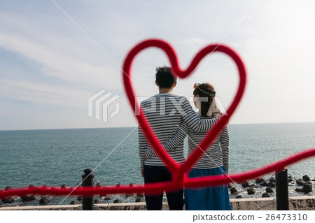 Couple Wedding Photo Forward Taking Red Thread Couple Wedding Photo Forward Taking Red Thread 26473310