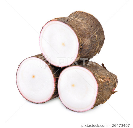 Cassava isolated on a white 26473407
