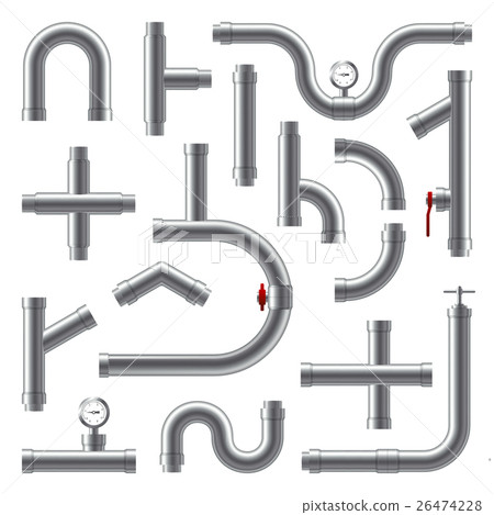 Pipes Realistic Set 26474228