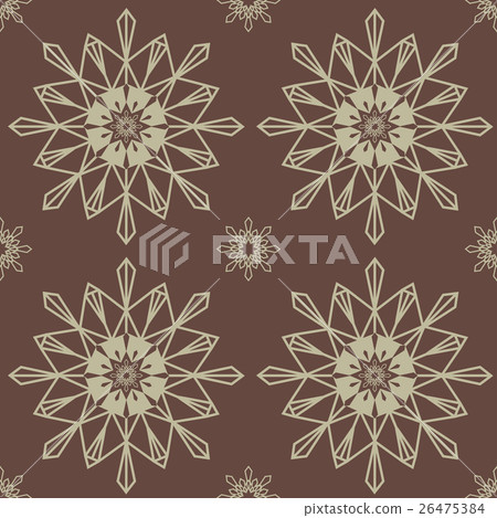 Christmas snowflakes seamless background.  26475384