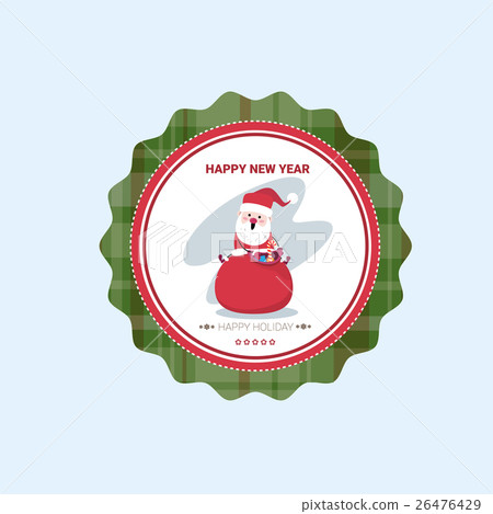 Happy New Year Merry Christmas Greeting Card Happy New Year Merry Christmas Greeting Card 26476429