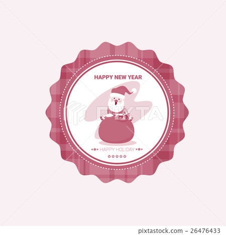 Happy New Year Merry Christmas Greeting Card Happy New Year Merry Christmas Greeting Card 26476433