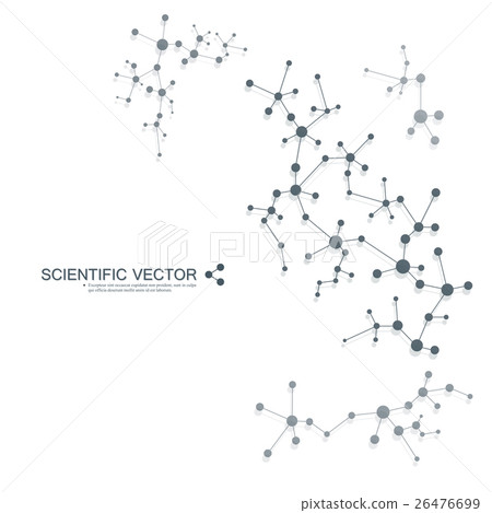 Structure molecule of DNA and neurons. Structural Structure molecule of DNA and neurons. Structural 26476699