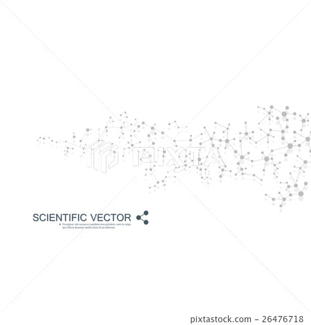 Structure molecule of DNA and neurons. Structural Structure molecule of DNA and neurons. Structural 26476718