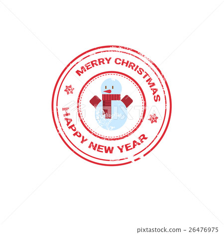 Happy New Year Merry Christmas Greeting Card Happy New Year Merry Christmas Greeting Card 26476975
