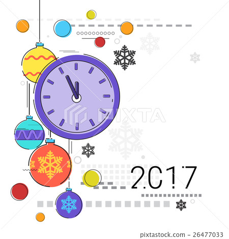 Merry Christmas Happy New Year Simple Line Sketch Merry Christmas Happy New Year Simple Line Sketch 26477033