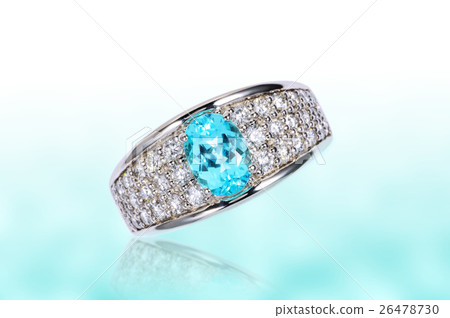 Paraiba碧璽戒指 26478730