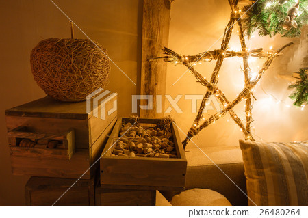 Calm image of interior modern home living room 26480264