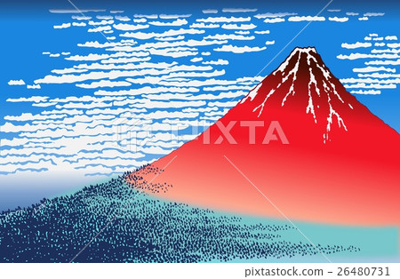 Hokusai's Red Fuji Hokusai's Red Fuji 26480731