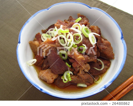 Delicious braised meal image of streaky meat (cow streak and pig streak) 26480862