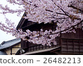 Cherry blossoms and Japanese houses 26482213