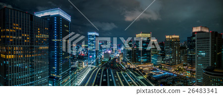 午夜東京站空中拍攝 午夜東京站空中拍攝 26483341