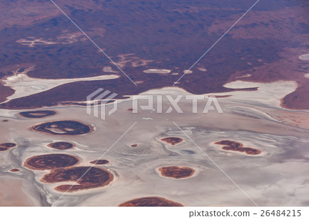 從天空看見的澳大利亞的原野的風景 26484215