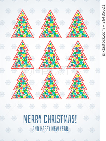 Merry Christmas greeting card 26485021