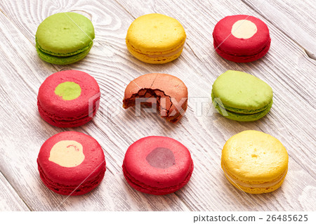 French delicious dessert macaroons French delicious dessert macaroons 26485625