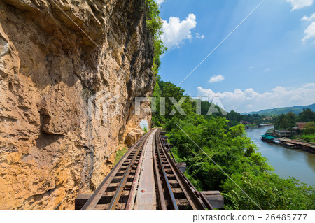 Death railway along river Kanchanaburi,Thailand 26485777