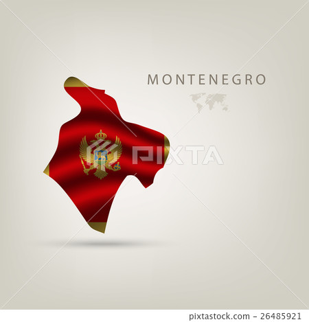 Illustrations of the world with flags and capitals 26485921