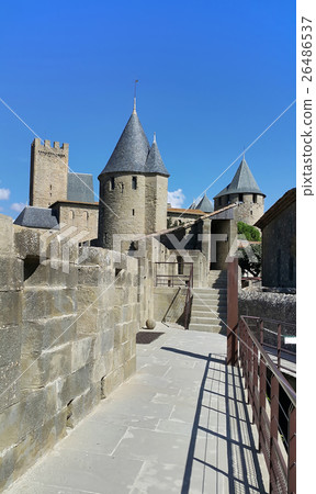 Medieval castle of Carcassonne, France 26486537
