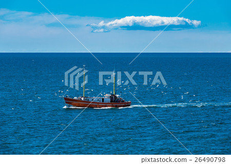 A fishing boat on the Baltic Sea 26490798