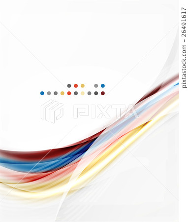 Vector shiny wave abstract background 26491617