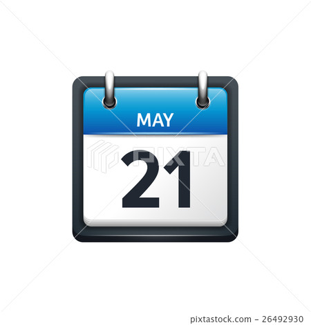 May 21. Calendar icon.Vector illustration,flat 26492930