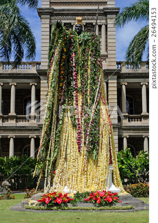 Statue of King Kamehameha, Honolulu, Hawaii.. Statue of King Kamehameha, Honolulu, Hawaii.. 26494153