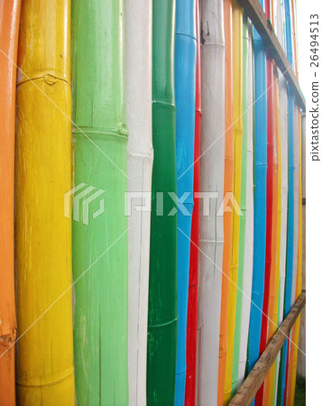 Wall made of bamboo 26494513