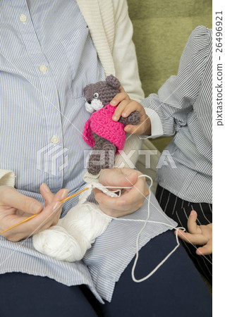 用填充動物的孕婦生活聽聽胃音 26496921