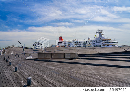 一艘停泊在橫濱·大碼頭Nippon Maru的客船 一艘停泊在橫濱·大碼頭Nippon Maru的客船 26497611