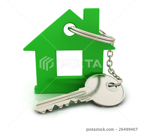 Abstract home and key Abstract home and key 26499407