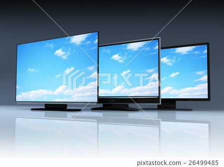 Three modern TV 26499485
