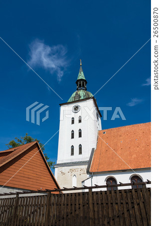 View to a church in Loitz 26500870