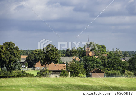 View to Wustrow on the Mecklenburg Lake District View to Wustrow on the Mecklenburg Lake District 26500918