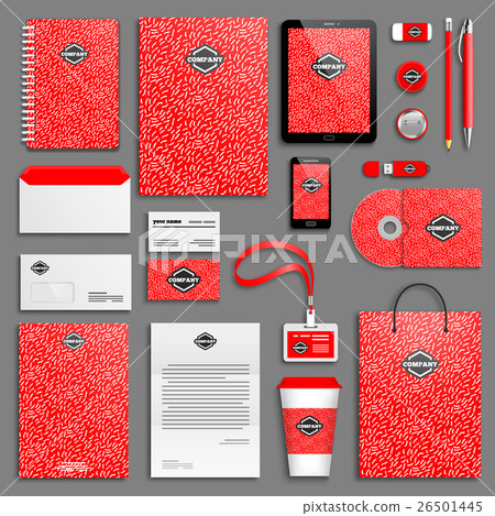 Corporate identity template set. Corporate identity template set. 26501445