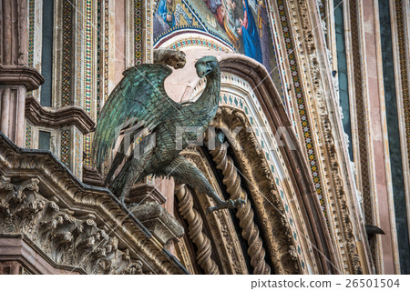 Detail of Orvieto Cathedral, Umbria, Italy 26501504