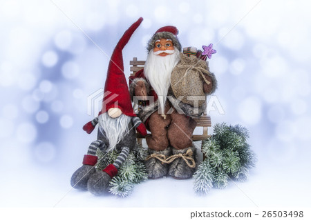 Christmas decoration on abstract background 26503498