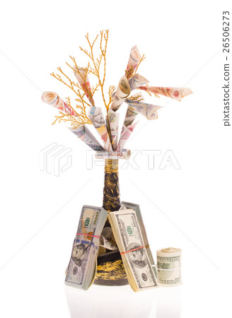 Handmade money tree 26506273